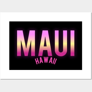 Maui t-shirt designs Posters and Art